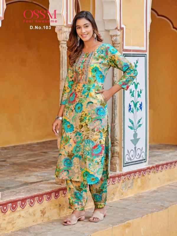Ossm Maahi Afghani Style Kurti With Pant Collection